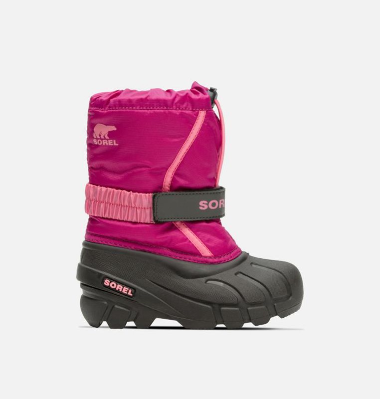 Sorel Childrens Flurry™ - Kids Snow Boots Pink/Black - 275869ABW